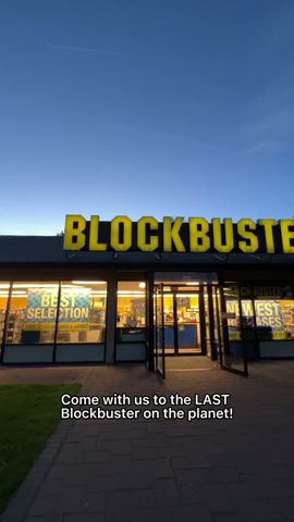 THE LAST BLOCKBUSTER ON THE PLANET 🥹🫶🏼 #blockbuster