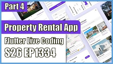[Flutter] Flutter Live Coding EP1334 (Property Rental App Part 4)