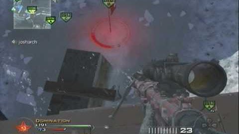 MW2: 180 Quickscope: Domination on Derail