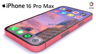 iPhone 16 Pro Max No Port, Price, Release Date, Camera, First Look, Specs, Trailer, Leaks, Concept