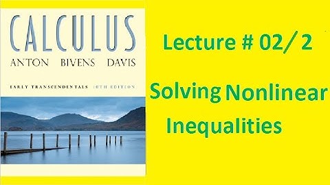 How to solve Nonlinear Inequalities part 2 in Urdu/Hindi