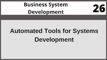Automated Tools for Systems Development Lecture in Hindi Urdu CSC581 LECTURE 26