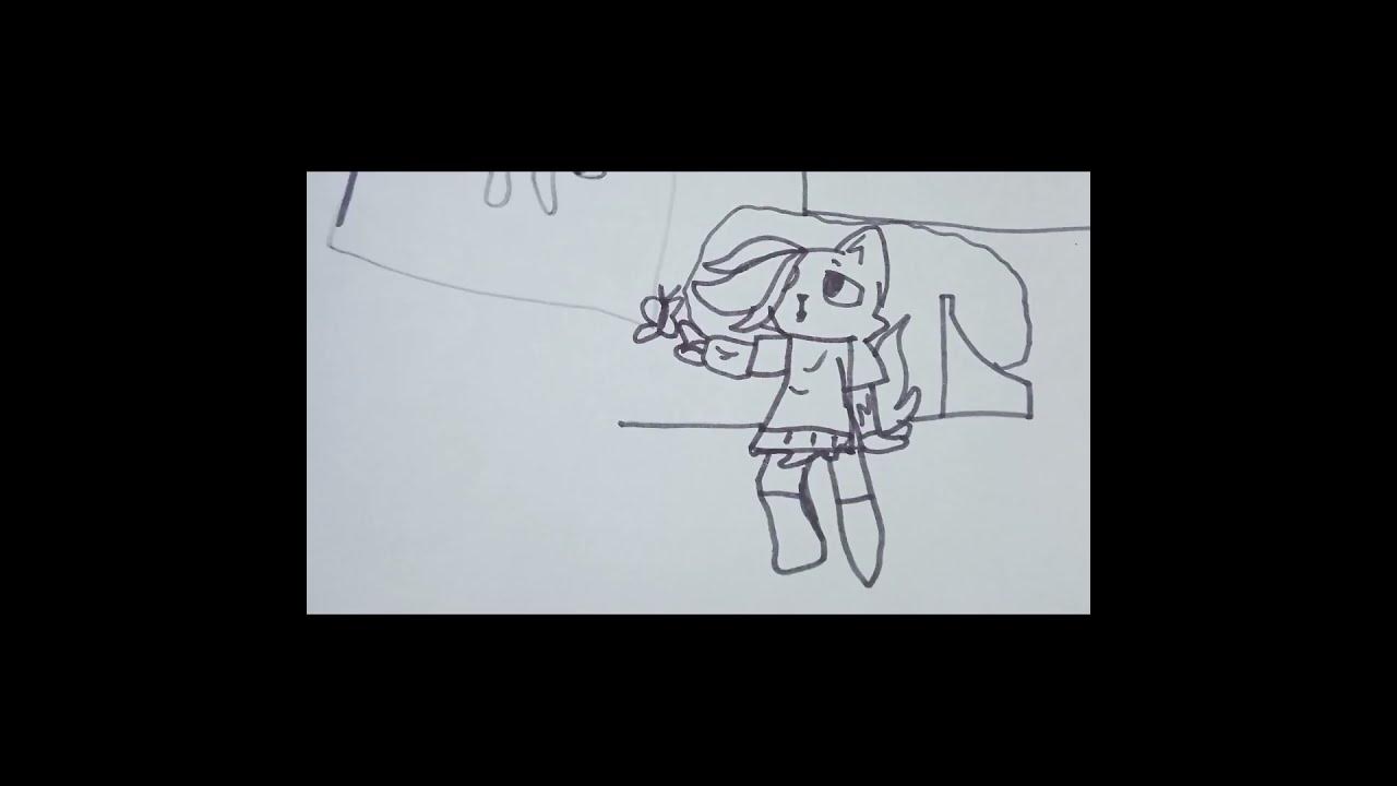 как я нарисовала Мурсдей - YouTube