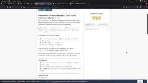 Codechef July Cook-Off 2021 screencast (top2)