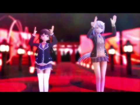 【にじさんじMMD】林檎花火とソーダの海【楓・美兎】