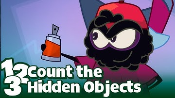 Count with Om Nom all the Hidden Objects 👽
