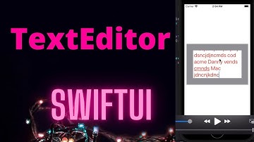TextEditor in swiftui
