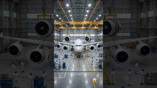 Tiny Workers Build an Airbus A380✈️#shorts #tinyworkers#aircraft #airplane #Miniature#airbusa380