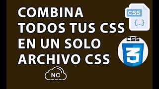 COMO COMBINAR VARIOS ARCHIVOS CSS EN UNO SOLO