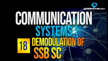 Communication System 18 Demodulation of SSB SC