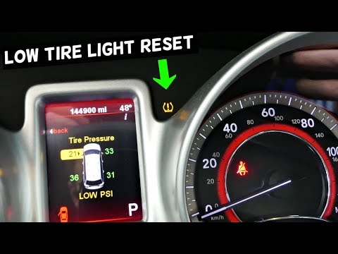 HOW TO RESET TPMS LIGHT ON DODGE JOURNEY  LOW TIRE WARNING LIGHT | FIAT FREEMONT