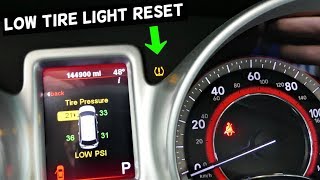 HOW TO RESET TPMS LIGHT ON DODGE JOURNEY  LOW TIRE WARNING LIGHT | FIAT FREEMONT