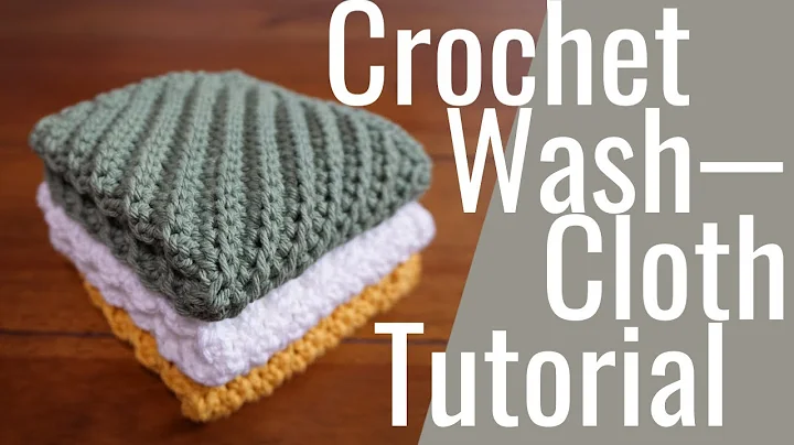 Learn how to crochet a textured washcloth with the Diagonal Stitch