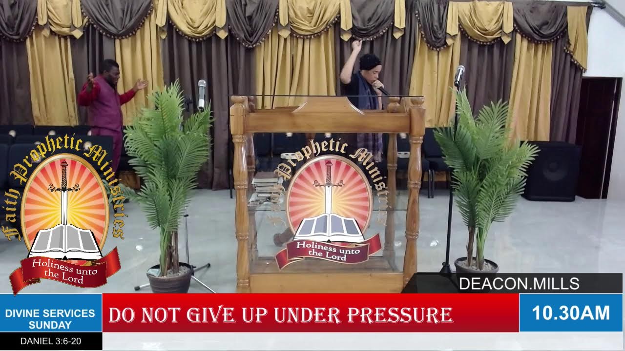 DO NOT GIVE UP UNDER PRESSURE