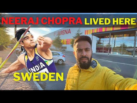 NEERAJ CHOPRA practiced here in SWEDEN - Uppsala City Vlog