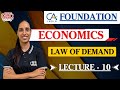CA FOUNDATION ECONOMICS LECTURE - 10 | CA FOUNDATION CLASSES | CMA PRIYA SEN | GYAN SAGAR CLASSES |