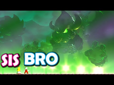 2 Player Super Mario Bros Wonder ENDING BRO And SIS World Bowser