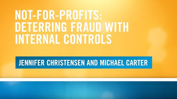 Nonprofit Anti-Fraud Internal Controls