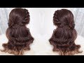 สอนวิธีทำผมครึ่งหัวแบบน่ารัก Krooni&#39;s_Easy Hairstyles #DIY for woman