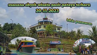 suasana obyek wisata pasir pataya terbaru cibuerum kota Tasikmalaya 26-11-2023  tambah keren