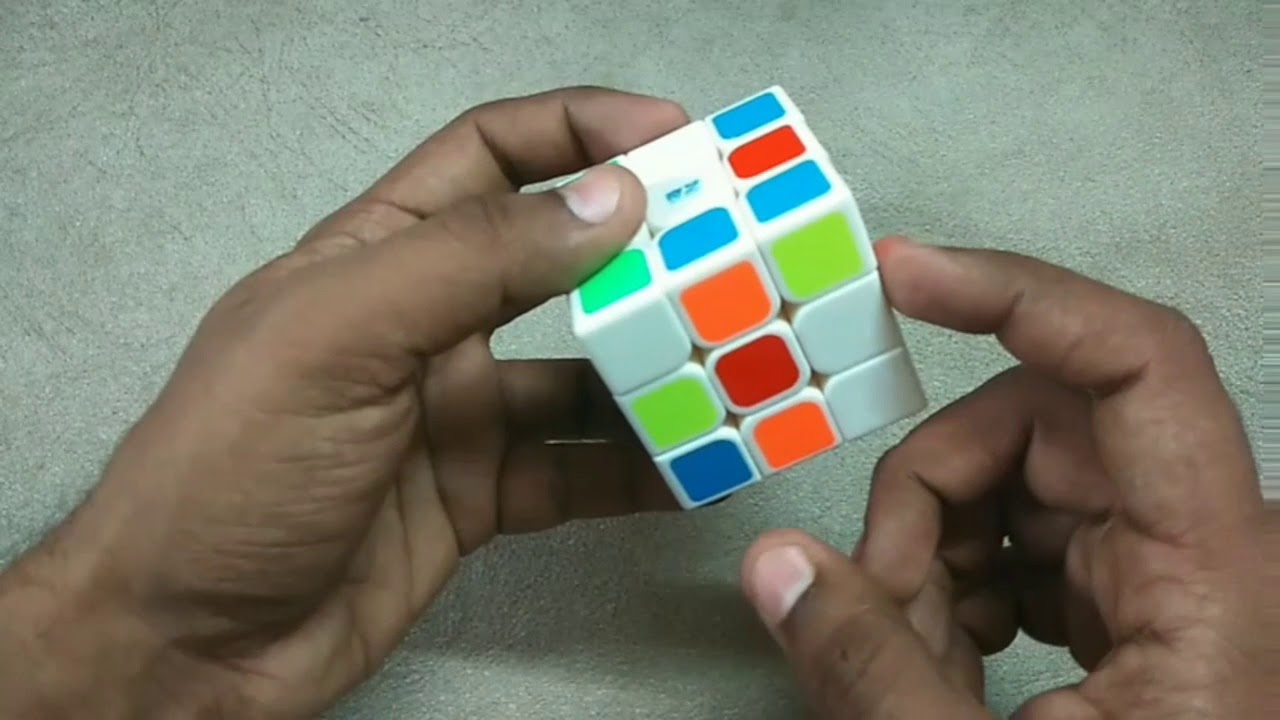 How To Solve A 3x3x3 Rubiks Cube In Hindi Youtube