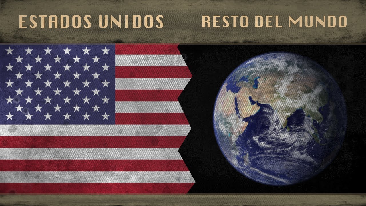 ESTADOS UNIDOS vs RESTO DEL MUNDO Poder Militar Comparación 2018 - YouTube