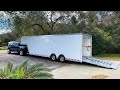 I finally found and bought my dream enclosed gooseneck race trailer.