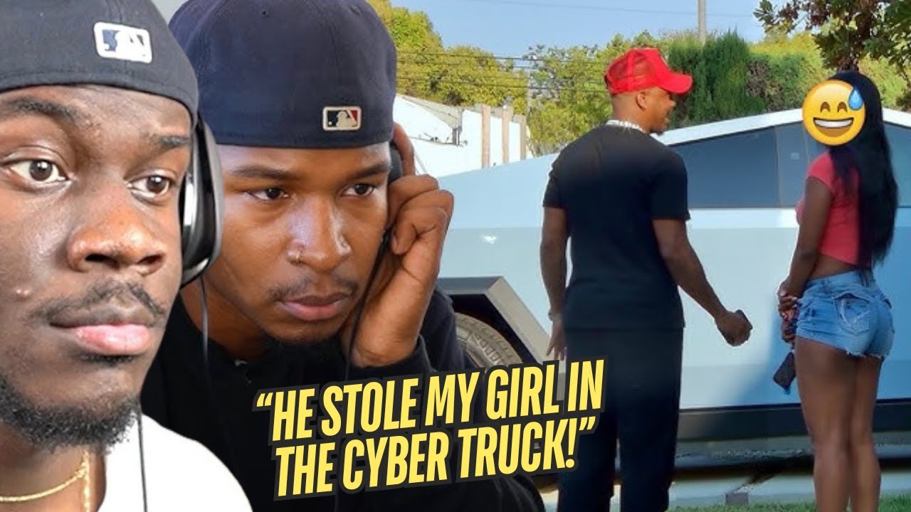 Will His Girl Friend Cheat Just To Ride In A Cyber Truck?!