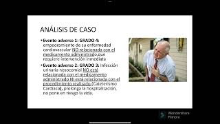 Análisis de evento adverso presentación de caso.