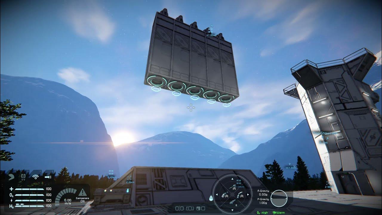 Space Engineers Xbox Mod Showcase 13 (MagLev Pistons) YouTube