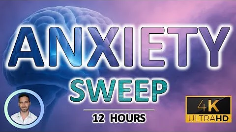 Calming Anxiety Sweep | Deep Sleep Noise for Nervous System Downshift | 12 Hours | Black Screen