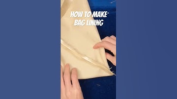 👆 How to Line a Macrame Bag | Perfect DIY Bag Finish! 👌 #macramebag #diybagtutorial
