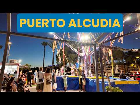 Puerto Alcudia Mallorca - Evening and Nightlife in the Port
