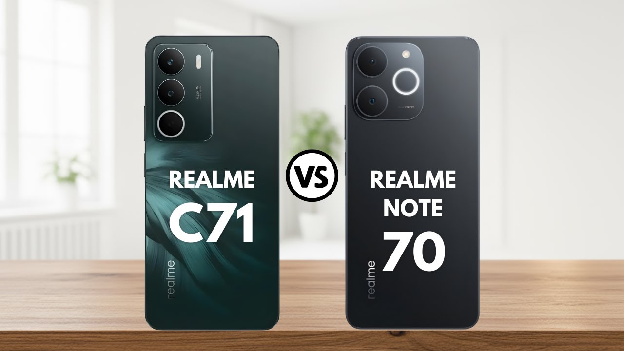 realme Note 70T & C71 スマートフォンセット Realme C71 vs Realme Note 70 | Full Comparison | Which is the best
