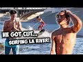 SURFING THE LA RIVER!!!