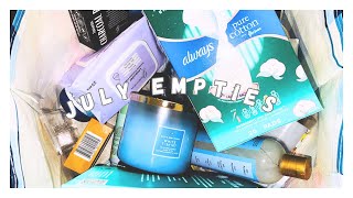 July hygiene Empties | The struggle was real today y’all 😩