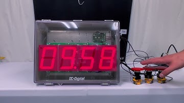 Production, NEMA 4X Count-Up Timer, PNP, or Contact Closure Remote Controls - DC-40T-UP-TERM-NEMA