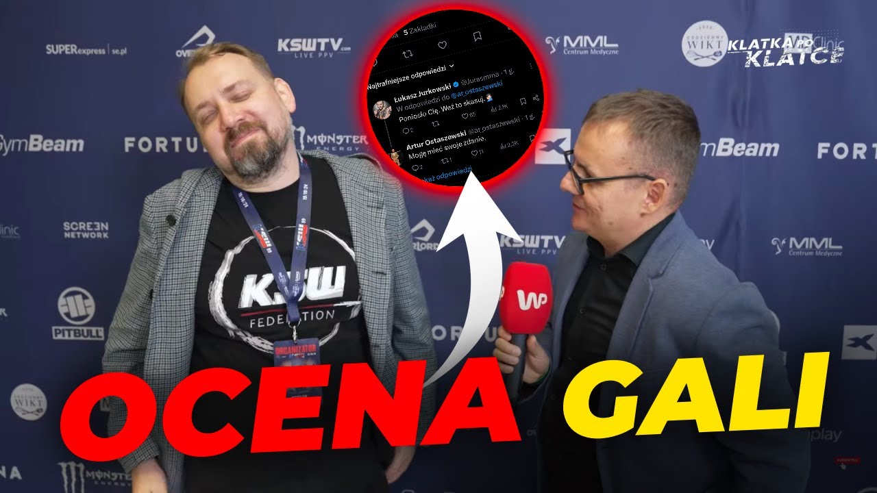 "Poniosło cię". Wojsław Rysiewski komentuje burzę po decyzji KSW i galę KSW 99