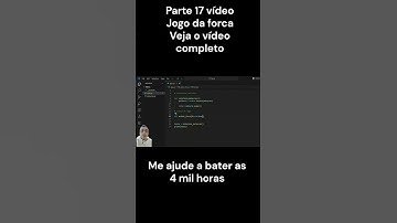 Curso Python #17 Jogo da Forca em Python3 aula 17 #python  #programacao #desenvolvedores #javascript