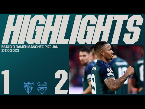 THE GABI'S GIVE US THE WIN! | Sevilla v Arsenal (1-2) | Champions League | Martinelli, Gabriel Jesus