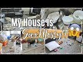 MESSY HOUSE TRANSFORMATION :: COMPLETE DISASTER CLEAN WITH ME 2019 :: ALL DAY CLEANING MOTIVATION