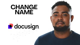How to Change Your Name on DocuSign (Update Account Profile!)