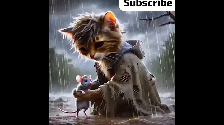 a short story of a cat and mouse 🐀 #cat #viralshort #catblogger