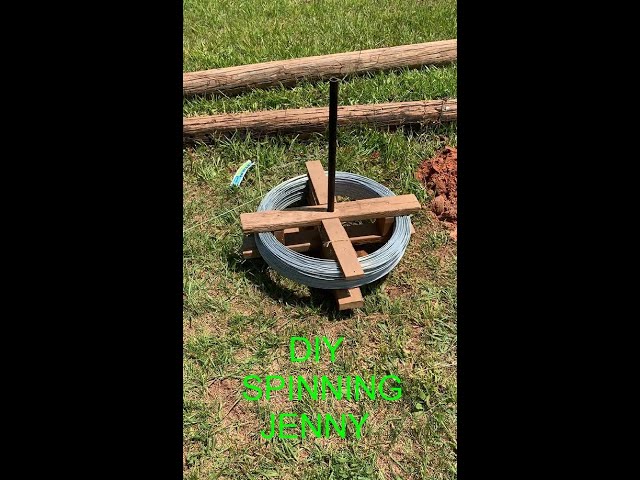 Spinning Jenny Wire Dispenser (Collapsible Fencing Rope Cattle Dereeler  Cable)