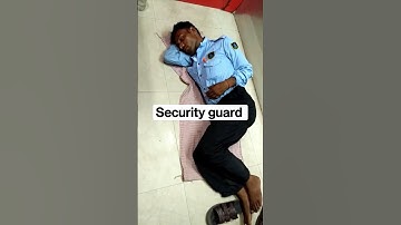 Security Guard Duty at Night #securityguard #job
