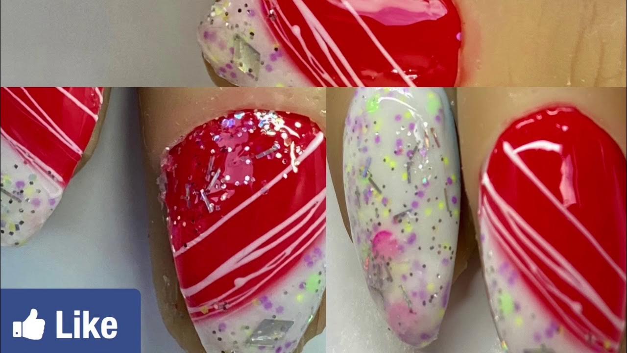 Red and White Nail Art Designs for 2024 - wide 4