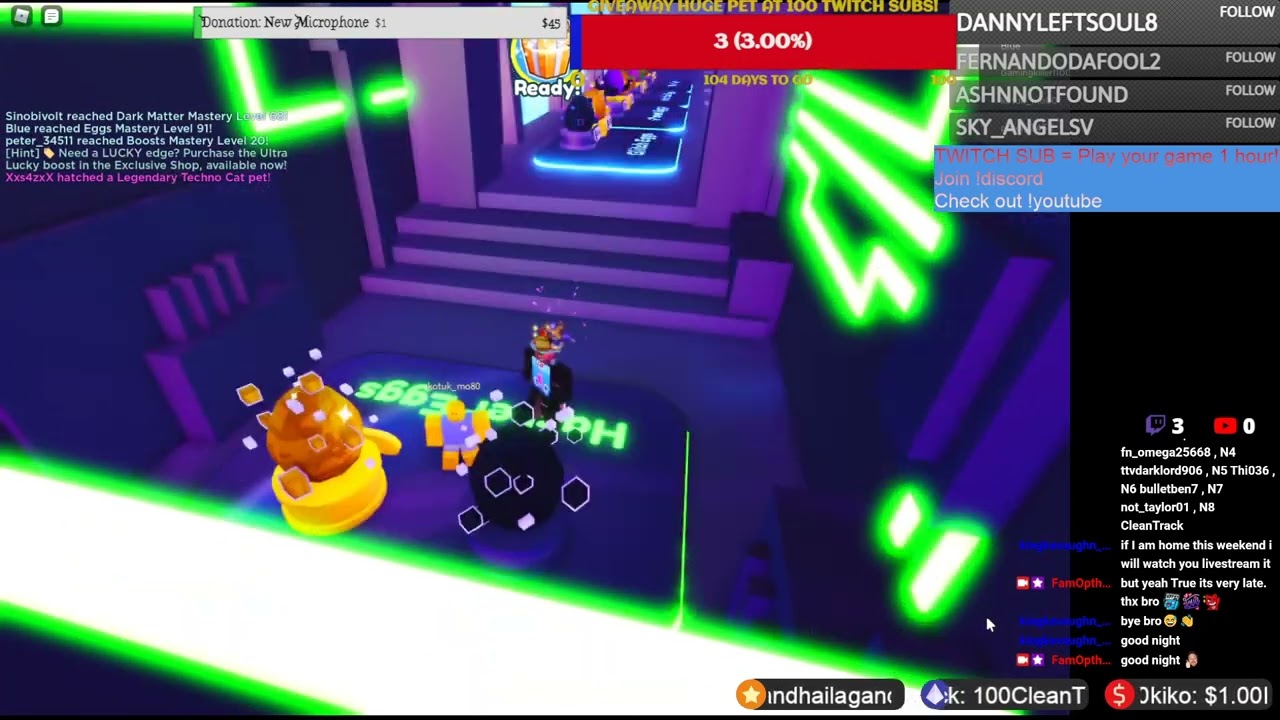 OMG 2E HUGE HACKED CAT PULLED ! Pet Simulator X 