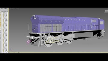 Tutorial on Modeling & Texturing a WDG 5 Bheem Locomotive Engine in 3dsmax ( Part 10)