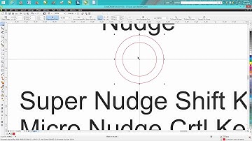 Corel Draw Tips & Tricks Nudge Distance and more Super & Micro