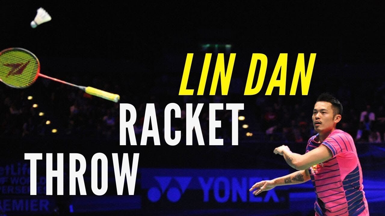 Victor Lin Dan Racket Lin Dan Throws his Racket - Nice Camera Angle - YouTube